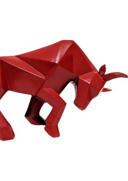 Bahçe Heykel Süsleri Minyatür El Boyalı Kırmızı (Yurt Dışından) fırsatları