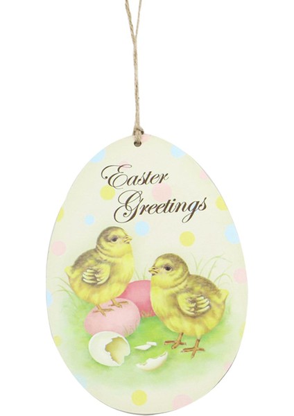 Rustik Paskalya Asma Ağaç Dekorasyonları Kapı Asma Kolye Dekorasyon El Sanatları Chick (Yurt Dışından) fırsatları