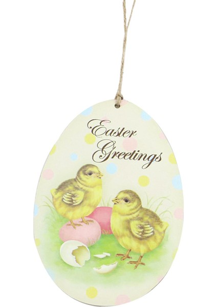 Rustik Paskalya Asma Ağaç Dekorasyonları Kapı Asma Kolye Dekorasyon El Sanatları Chick (Yurt Dışından) indirimleri