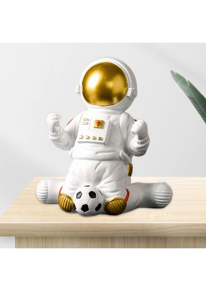 Yaratıcı Astronot Heykeli Figür Heykel Spacean Figürin Dekor Çocuk Hediyesi 20.5X19X11CM (Yurt Dışından) modelleri