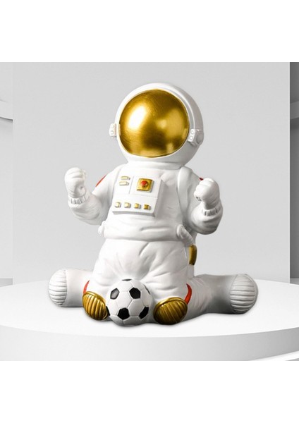 Yaratıcı Astronot Heykeli Figür Heykel Spacean Figürin Dekor Çocuk Hediyesi 20.5X19X11CM (Yurt Dışından) indirimleri