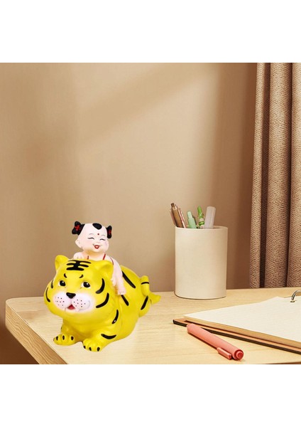 Karikatür Kaplanlar Para Koleksiyonu 2022 Yeni Yıl Doğum Günleri Hediyeler Para Kutusu Kız Sarı (Yurt Dışından) modelleri