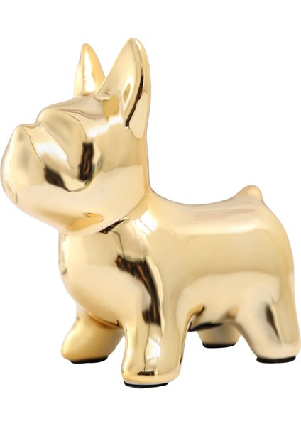 Piggy Heykel Heykeli Heykelcik Para Tasarrufu Kutusu Kitaplık Altın (Yurt Dışından) fırsatları