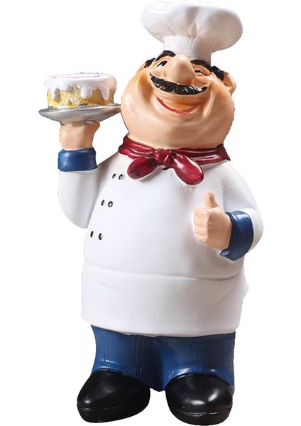 Reçine Şef Figürinler Mutfak Koleksiyon Dekorf Açıklandığı Gibi Kek (Yurt Dışından) fiyatları