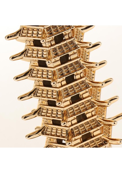 9 Seviye Heykel Süs Asya Oryantal Tapınak Figürinleri Altın 9 Tier (Yurt Dışından) fırsatları