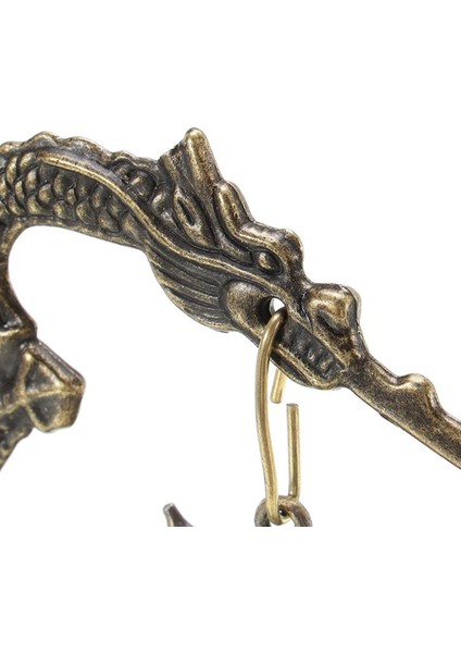 Masaüstü Dragon Fengshui Bell Küçük Oyma Bronz Koleksiyon Masa Dekoru Buda (Yurt Dışından)