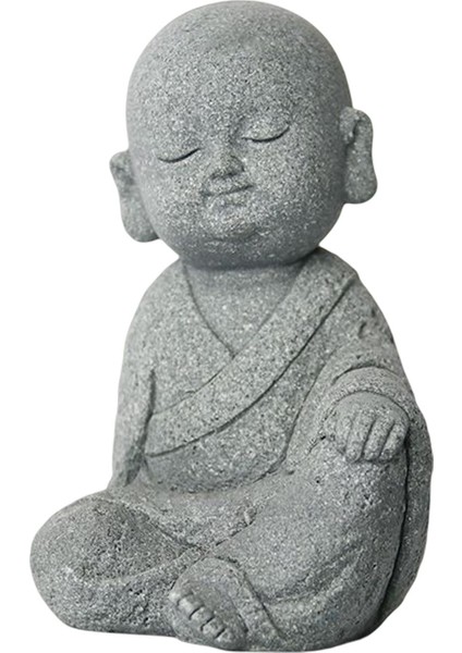Minyatür Buda Monk Heykeli Figürinler Ev Dekoru Heykelleri Için Gösteri Tek El Bacakta (Yurt Dışından) fiyatları