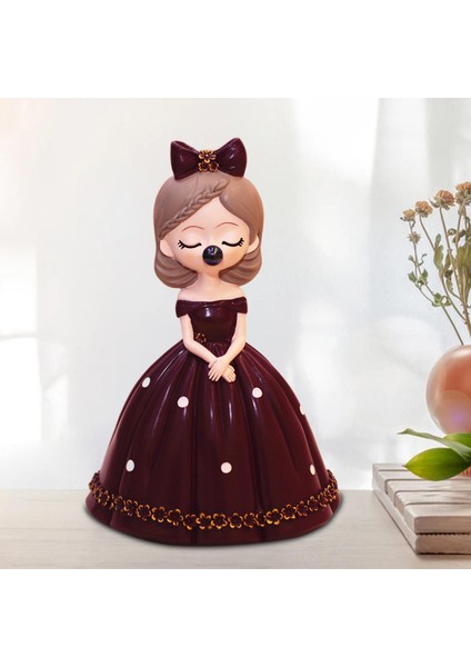 Yaratıcı Kız Heykel Heykel Kek Topper Ofis Masaüstü Dekorasyonları D (Yurt Dışından) modelleri