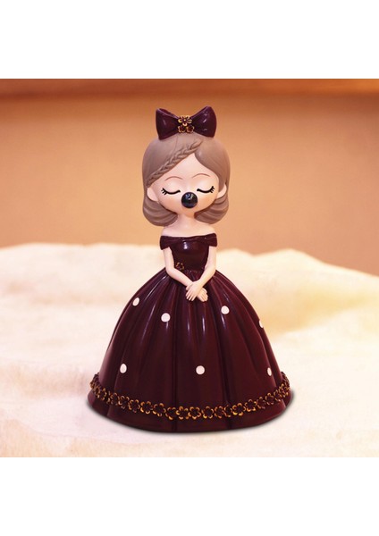 Yaratıcı Kız Heykel Heykel Kek Topper Ofis Masaüstü Dekorasyonları D (Yurt Dışından) fırsatları