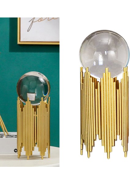 Lüks Kristal Top Süsleri Heykel Heykel Raf Dekor Hediye C (Yurt Dışından) modelleri