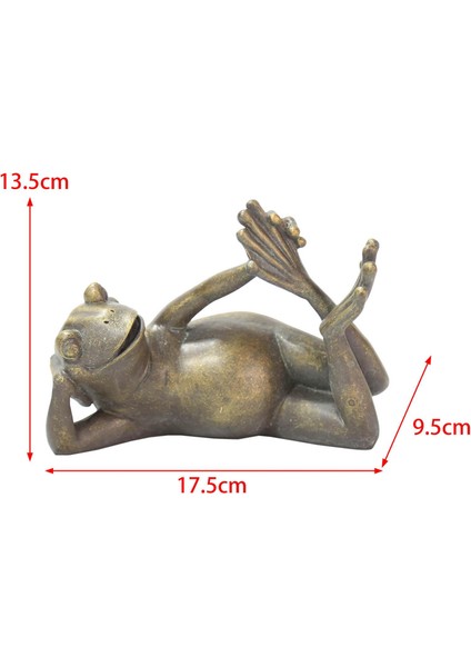 Bahçe Masası Dekorasyonu Için Zen Meditasyon Antika Bronz Yoga Kurbağa Heykeli (Yurt Dışından) fırsatları