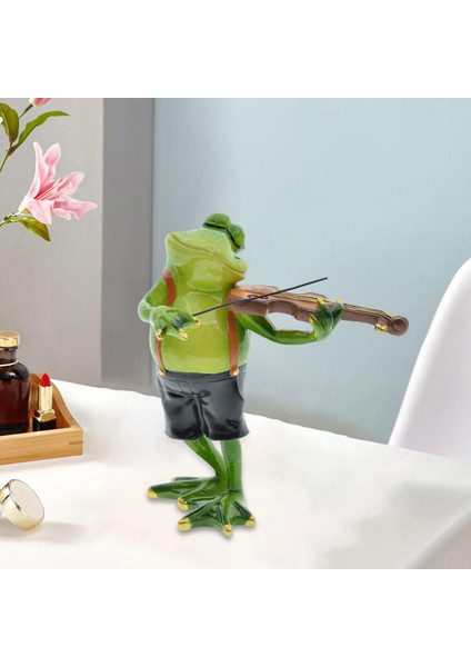 Creative Frog Heykel Heykel Figürin Açık Ev Bahçe Saksı Saksı Dekor 5.71X6.69INCH (Yurt Dışından) fiyatları