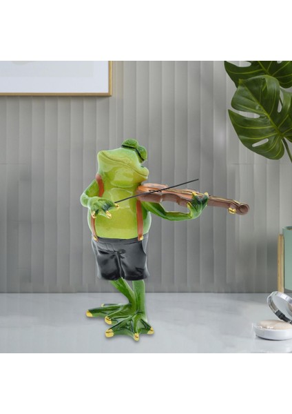 Creative Frog Heykel Heykel Figürin Açık Ev Bahçe Saksı Saksı Dekor 5.71X6.69INCH (Yurt Dışından) fırsatları