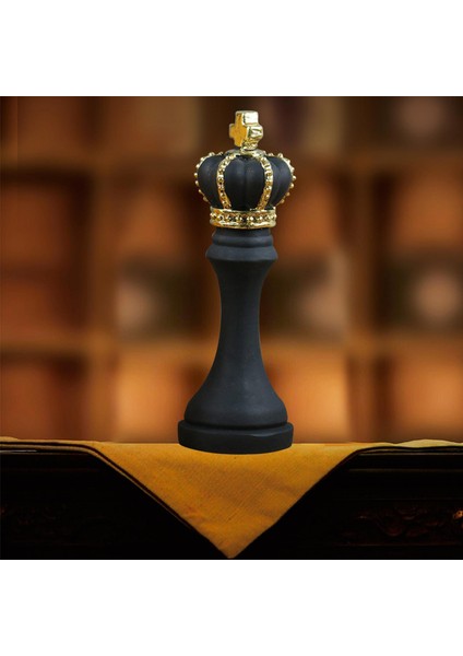 Satranç Parçaları Heykeli Yatak Odası Ev Dekoru Siyah Kral Şekil (Yurt Dışından) fırsatları