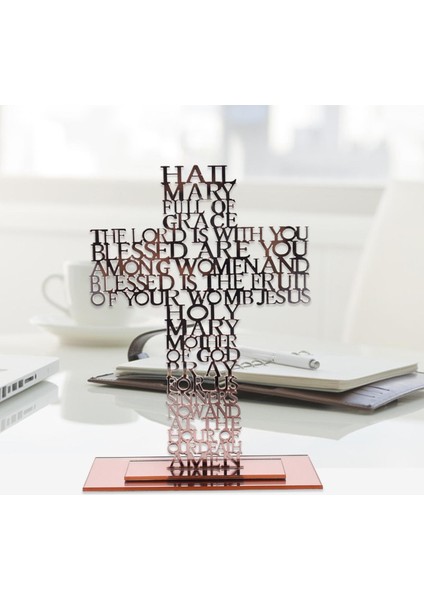 Ayakta Haç Kutsal Kitaplar Dua Kalıntıları Heykel Dekor Hediyeleri Gül Altın (Yurt Dışından) fırsatları