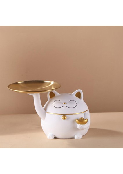 Benzersiz Kedi Heykel Masası Depolama Sanat Heykel Hayvan Modeli Yatak Odası Için Modern (Yurt Dışından) fırsatları