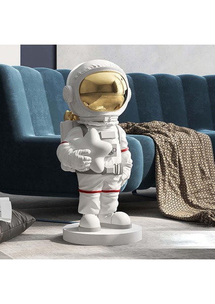 Astronot Heykel Hediyeleri Reçine Minyatür Süs Yatak Odası Otel Beyaz (Yurt Dışından) modelleri