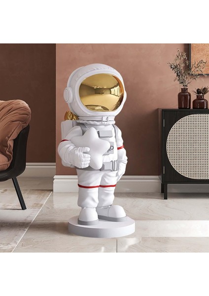 Astronot Heykel Hediyeleri Reçine Minyatür Süs Yatak Odası Otel Beyaz (Yurt Dışından) fırsatları