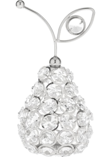 Kristal Cam Meyve Süslemeleri El Yapımı Masaüstü Heykel Ev Armut B (Yurt Dışından)