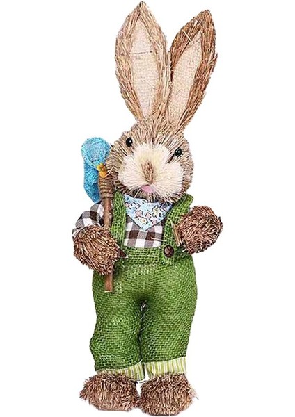 Sevimli Saman Tavşan Paskalya Koleksiyon W/bahçe Ev Dekorasyonu Yeşil (Yurt Dışından) modelleri