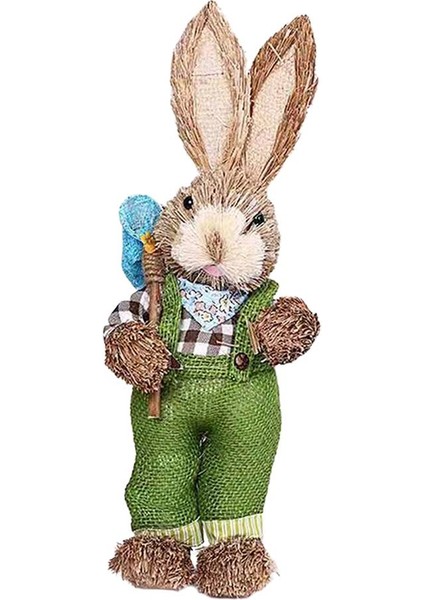 Sevimli Saman Tavşan Paskalya Koleksiyon W/bahçe Ev Dekorasyonu Yeşil (Yurt Dışından) indirimleri