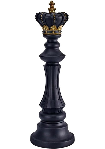 Reçine Satranç Parçaları Kraliçe Şövalye Satranç Oyun Figürleri Figürinler Kral 13X13X40.5CM (Yurt Dışından) fiyatları