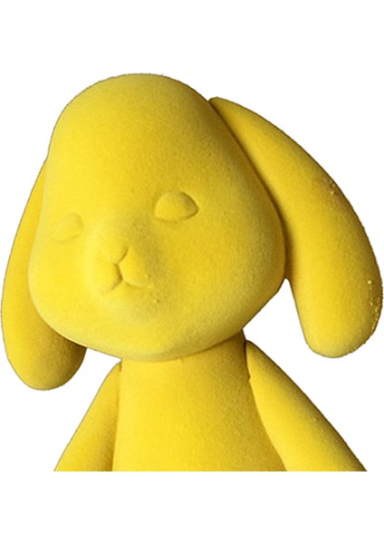 Masaüste Tv Raf Sanat Dekorasyonu Için Sevimli Tavşan Figürin Heykel Heykeli Sarı Sandık (Yurt Dışından) fırsatları