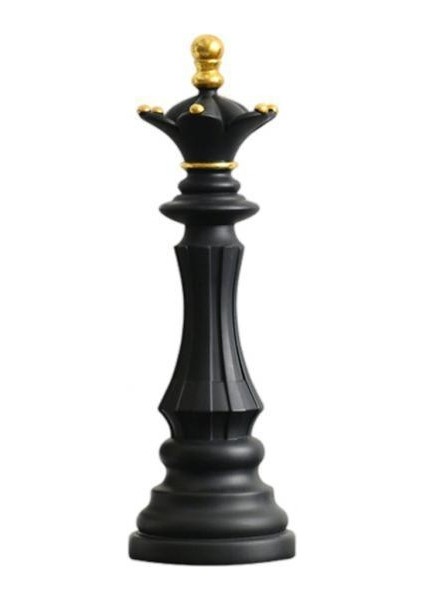 Kral Kraliçe Knight Heykeli Satranç Parçaları Süsleme 3 Pc (Yurt Dışından)