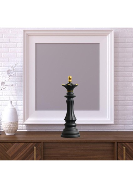 Kral Kraliçe Knight Heykeli Satranç Parçaları Süsleme 3 Pc (Yurt Dışından) fırsatları