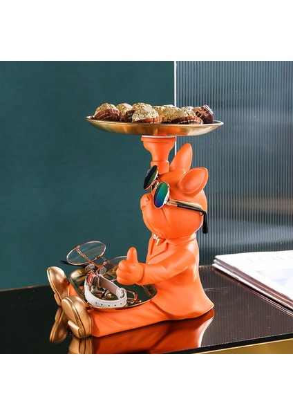 Oturma Odası Turuncu Için Fransız Heykel Heykel Hayvanı Figürin Organizatörü (Yurt Dışından) modelleri