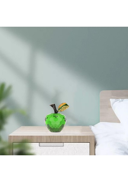 Masaüstü Sundurma Dekoru Için Yaratıcı Kristal Meyve Heykeli Heykelcik Sanat Zanaat Yeşil (Yurt Dışından) indirimleri