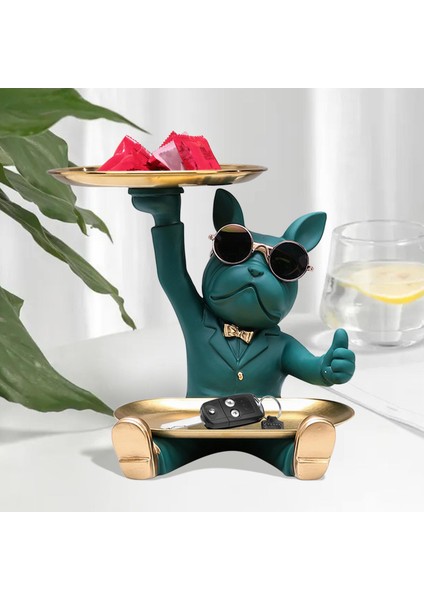 Oturma Odası Yeşil Için Fransız Heykel Heykeli Hayvan Heykelcik Organizatörü (Yurt Dışından) fırsatları