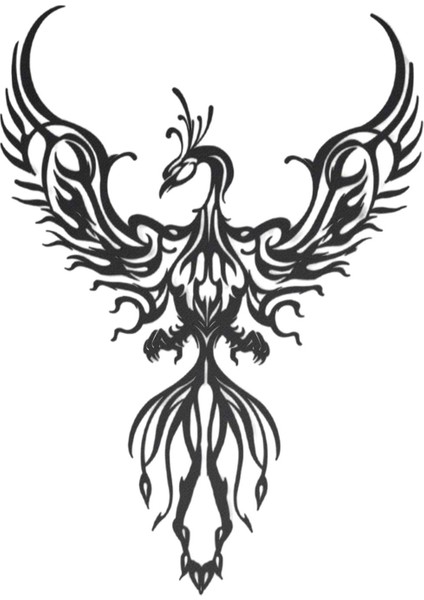 Yaratıcı Metal Phoenix Duvar Sanat Dekoru Hayvan Heykeli Yatak Odası Evi 35CM (Yurt Dışından) fırsatları