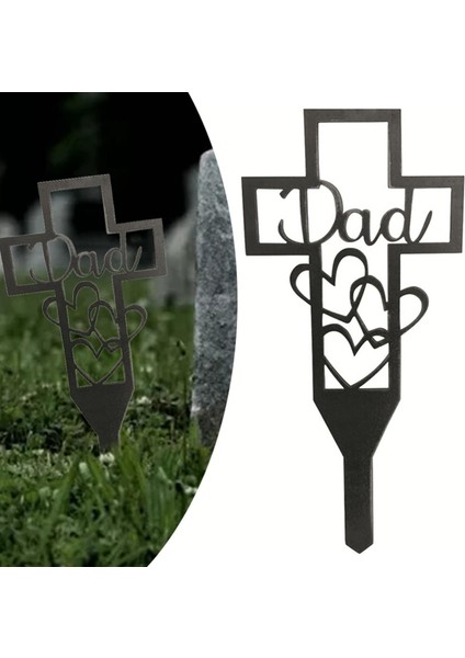 Metal Çapraz Pisser Yahudu Heykeli Akrabalar Mezarlık Süslemesi Su Geçirmez MDOD01 (Yurt Dışından) modelleri