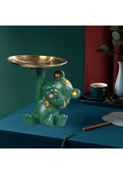 Homil Kaplanlar Heykel Anahtar Tutucu Sehpa Koleksiyonları Yeşil Için Ev Dekor (Yurt Dışından) indirimleri