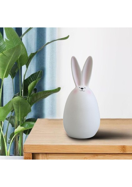 Masa Üstü Koleksiyon Penceresi Için Sevimli Paskalya Tavşanı Figürinler Heykeli C 15CM Allık (Yurt Dışından) fiyatları