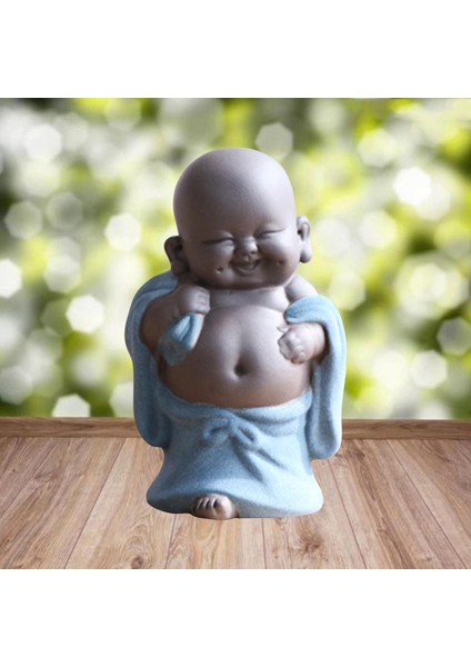 Küçük Sevimli Seramik Maitreya Mutlu Buda Heykeli Heykelcik Ikisimleri D D D (Yurt Dışından) indirimleri