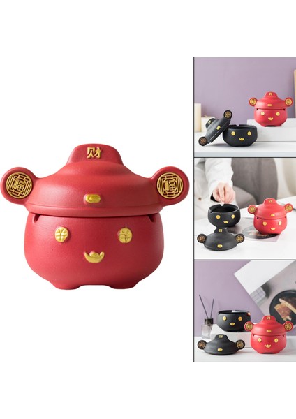 Kapak Külü Yakalayıcı Kırmızı ile Çin Servet Tanrısı (Yurt Dışından) indirimleri