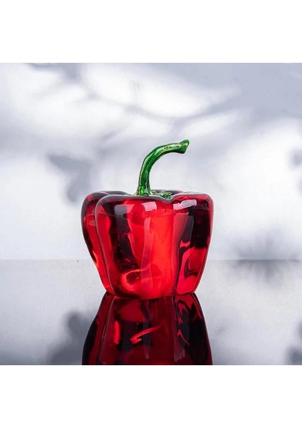 Meyve Heykeli Heykel Masa Dekorasyon Süsleme El Sanatları Kırmızı Biber (Yurt Dışından) indirimleri