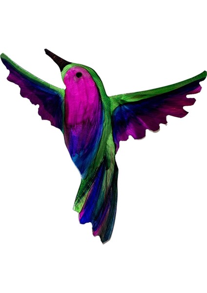 Bir Kuş Süslemesi Için Asılı El Yapımı Sinek Kuşu Duvar Aksesuarları (Yurt Dışından)