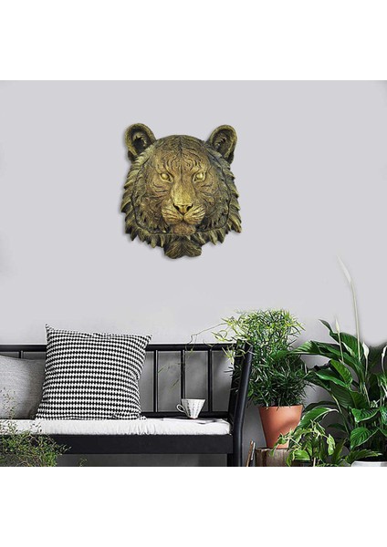 3D Sanat Duvarı Monte Edilmiş Asma Yenilik Heykel Süsü Dekor Kaplan (Yurt Dışından) modelleri