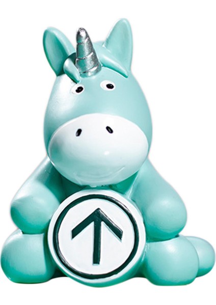 Karikatür Midilli Heykelcik At Heykeli Sanat El Sanatları Için Araba Masası Dekorasyon Açık Yeşil (Yurt Dışından) fiyatları