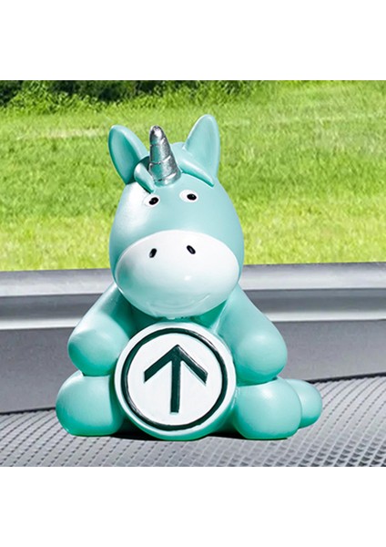 Karikatür Midilli Heykelcik At Heykeli Sanat El Sanatları Için Araba Masası Dekorasyon Açık Yeşil (Yurt Dışından) indirimleri