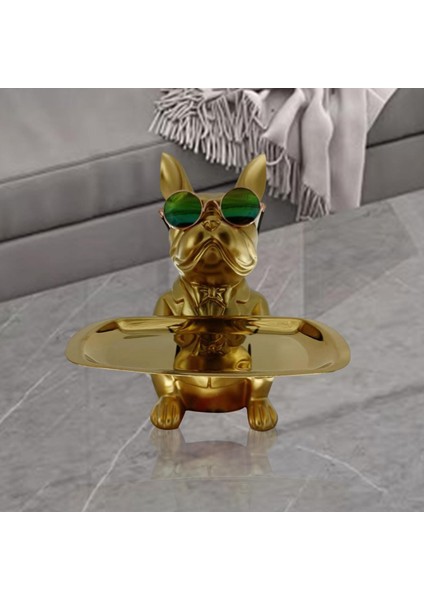 Masaüstü Reçine Köpek Tutma Depolama Tepsisi Süs Sanatı Organizatör Serin Altın (Yurt Dışından) indirimleri