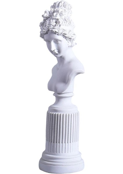 Baosity Nordic Reçine Tanrıça Heykel Sanat El Sanatları Koleksiyon Heykel Heykel Beyaz (Yurt Dışından)