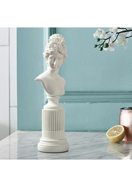 Baosity Nordic Reçine Tanrıça Heykel Sanat El Sanatları Koleksiyon Heykel Heykel Beyaz (Yurt Dışından) fırsatları