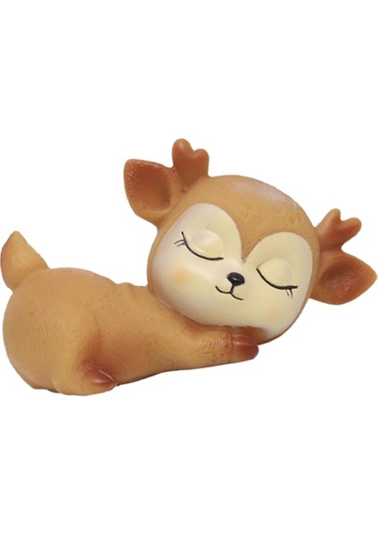 Reçine Uyuyan Bebek Geyiği Mini Elk Noel Süsleri Dekorasyon Ev Stili Için SEVIMLI02 (Yurt Dışından) fiyatları