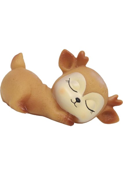 Reçine Uyuyan Bebek Geyiği Mini Elk Noel Süsleri Dekorasyon Ev Stili Için SEVIMLI02 (Yurt Dışından) indirimleri