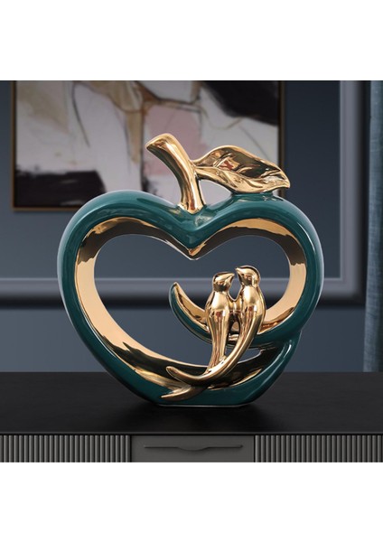 Modern Seramik Meyve Heykelcik Oturma Odası Masa Süsleri El Sanatları Hediye Yeşil (Yurt Dışından) fiyatları