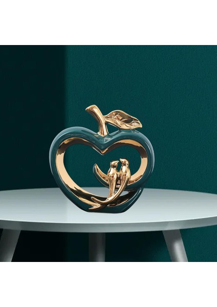 Modern Seramik Meyve Heykelcik Oturma Odası Masa Süsleri El Sanatları Hediye Yeşil (Yurt Dışından) fırsatları